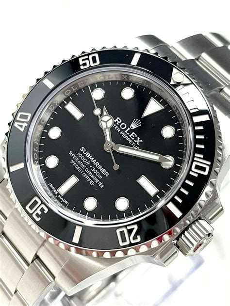 rolex submariner 114060 no date stainless steel automatic mens watch